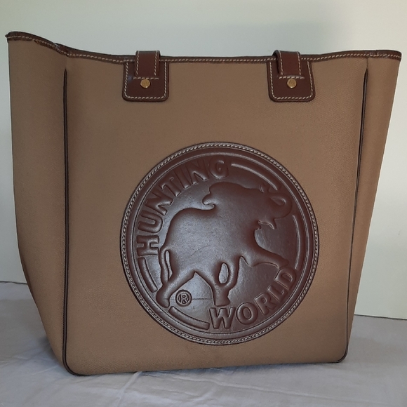 Hunting World Brown Tote Bag - Picture 1 of 10